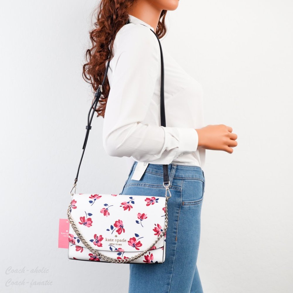 NWT Kate Spade Carson Tea Garden Toss Crossbody - Picture 2 of 10